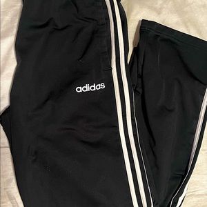 Adidas trifoil 3 stripes sweatpants black